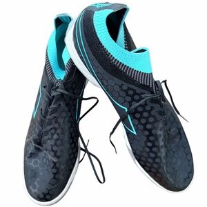 DIADORA Women's Primo Indoor Soccer Shoes Black Teal Size 10